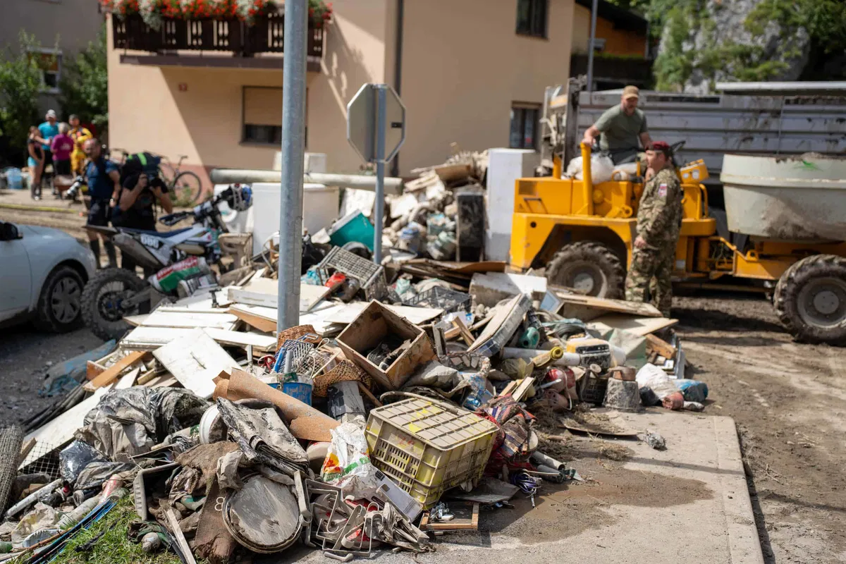 Na Koroškem tudi po dveh tednih od ujme še intervencijska dela