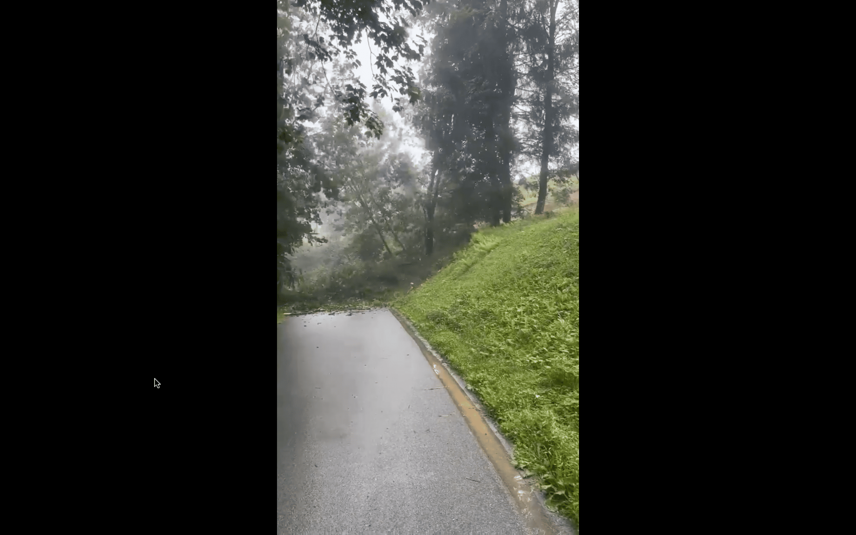 VIDEO: Neverjeten posnetek plazu na Graški Gori