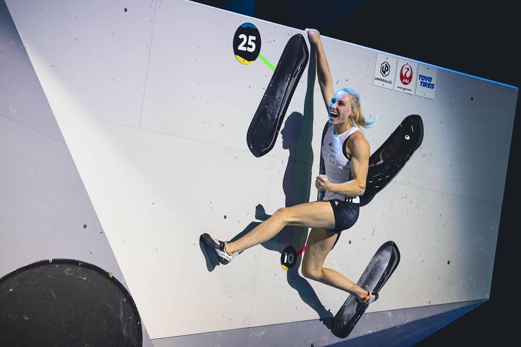 Janji Garnbret za konec sezone še zmaga v Kopru, Vita Lukan tretja