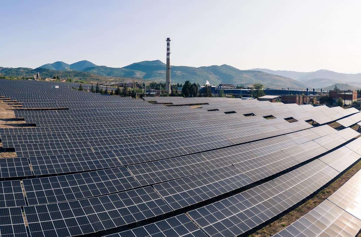 Otvoritev fotovoltaične sončne elektrarne hčerinskega podjetja TAB MAK, Probištip, Severna Makedonija