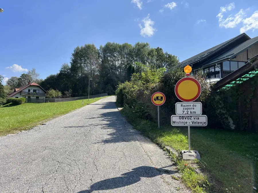 Obvestilo: Popolna zapora ceste Škale - Graška Gora - Šmiklavž