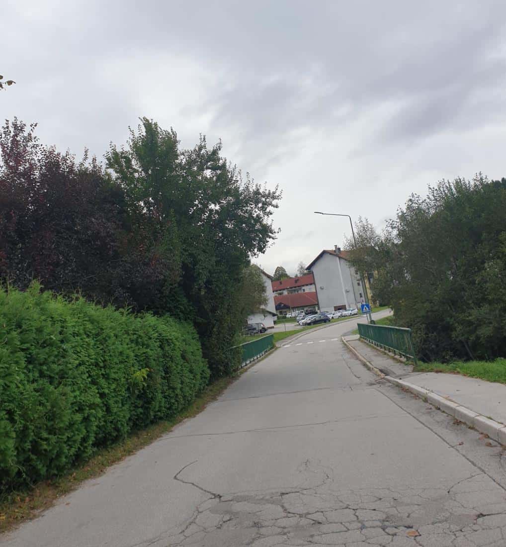 Popolna zapora lokalne ceste na območju Mislinja