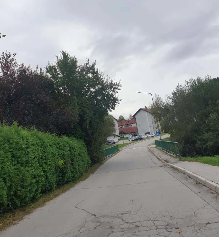 Popolna zapora lokalne ceste na območju Mislinja