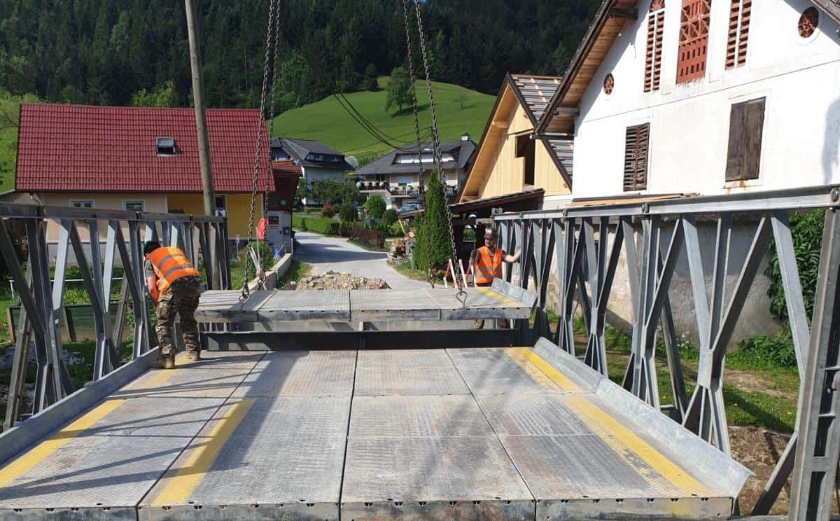 V Gornjem Doliču bodo demontirali most