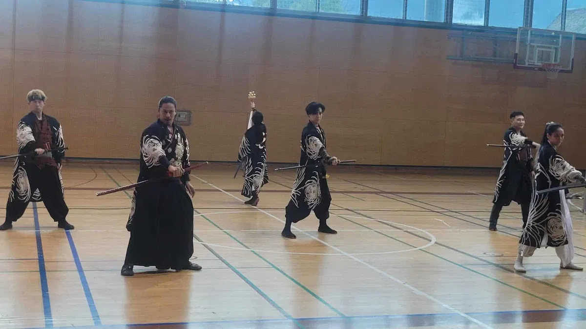 FOTO: V Slovenj Gradcu so se bojevali samuraji