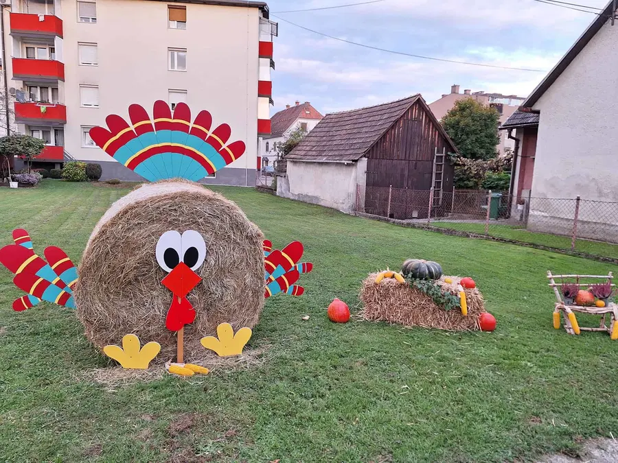 Foto: Turistično društvo Muta je poskrbelo za prelepe jesenske aranžmaje