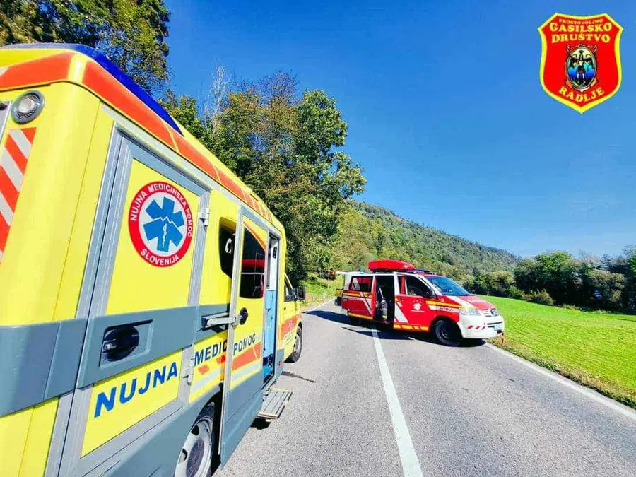 Po tragični nesreči na relaciji Dravograd - Radlje je bila cesta več ur zaprta