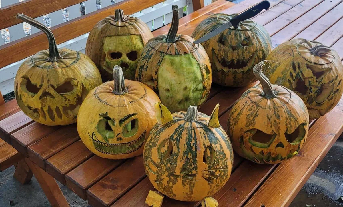 Izrezovanje buč Slovenci poznali, ampak sredi decembra