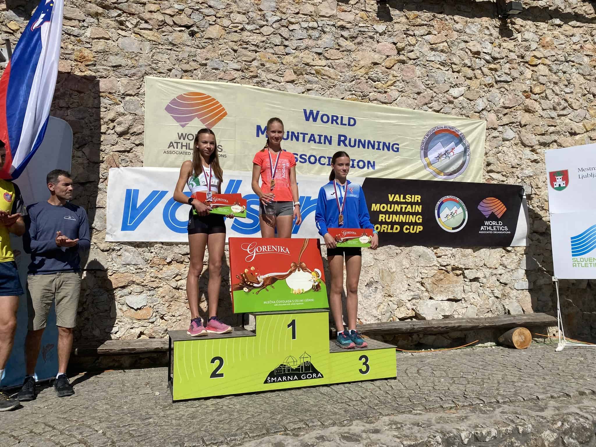 V Teku na Šmarno goro sta slavila tudi Ana Vita in Žiga