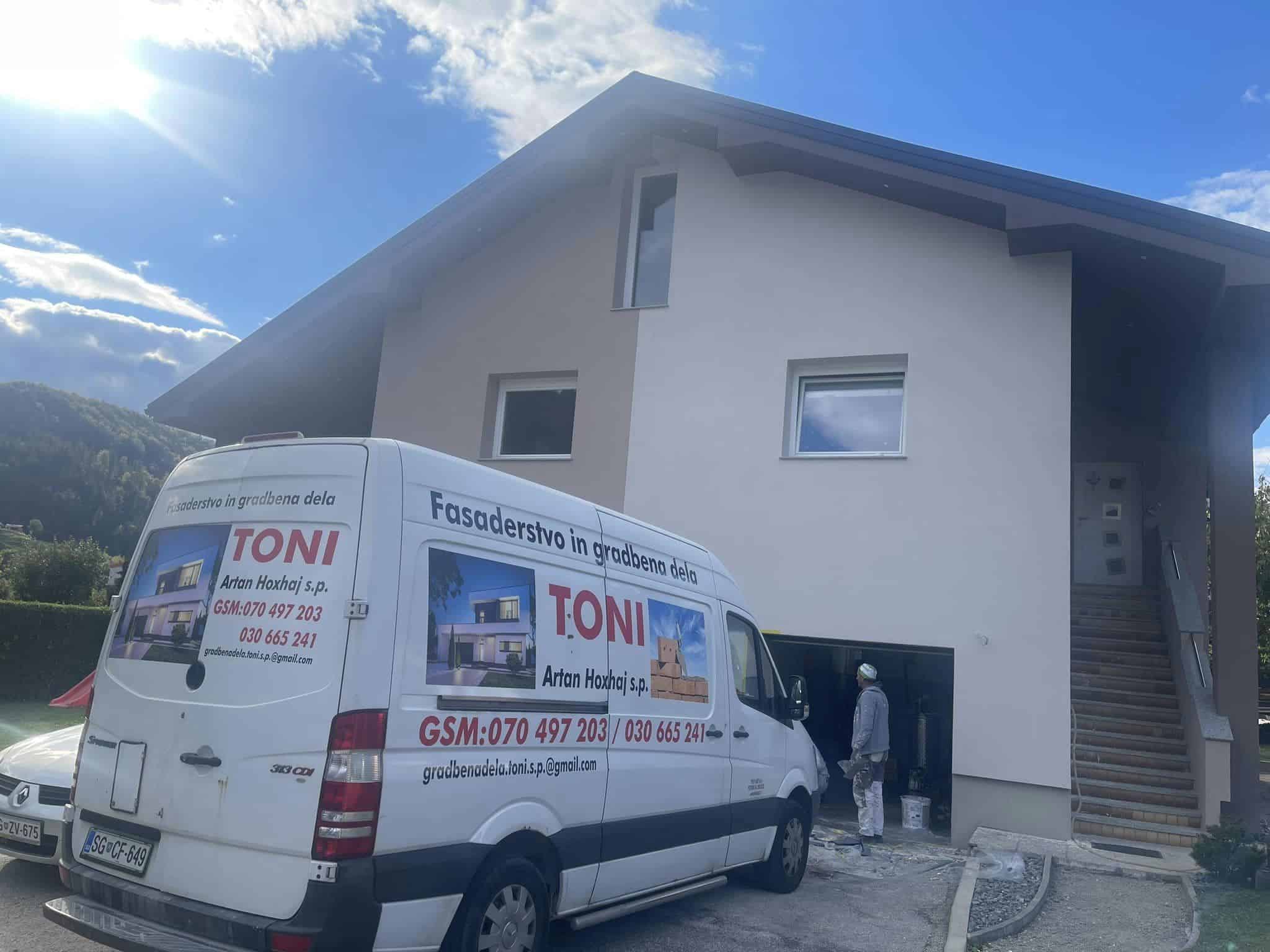 TONI Gradbena dela: Vaš zanesljiv partner za novogradnje in prenove