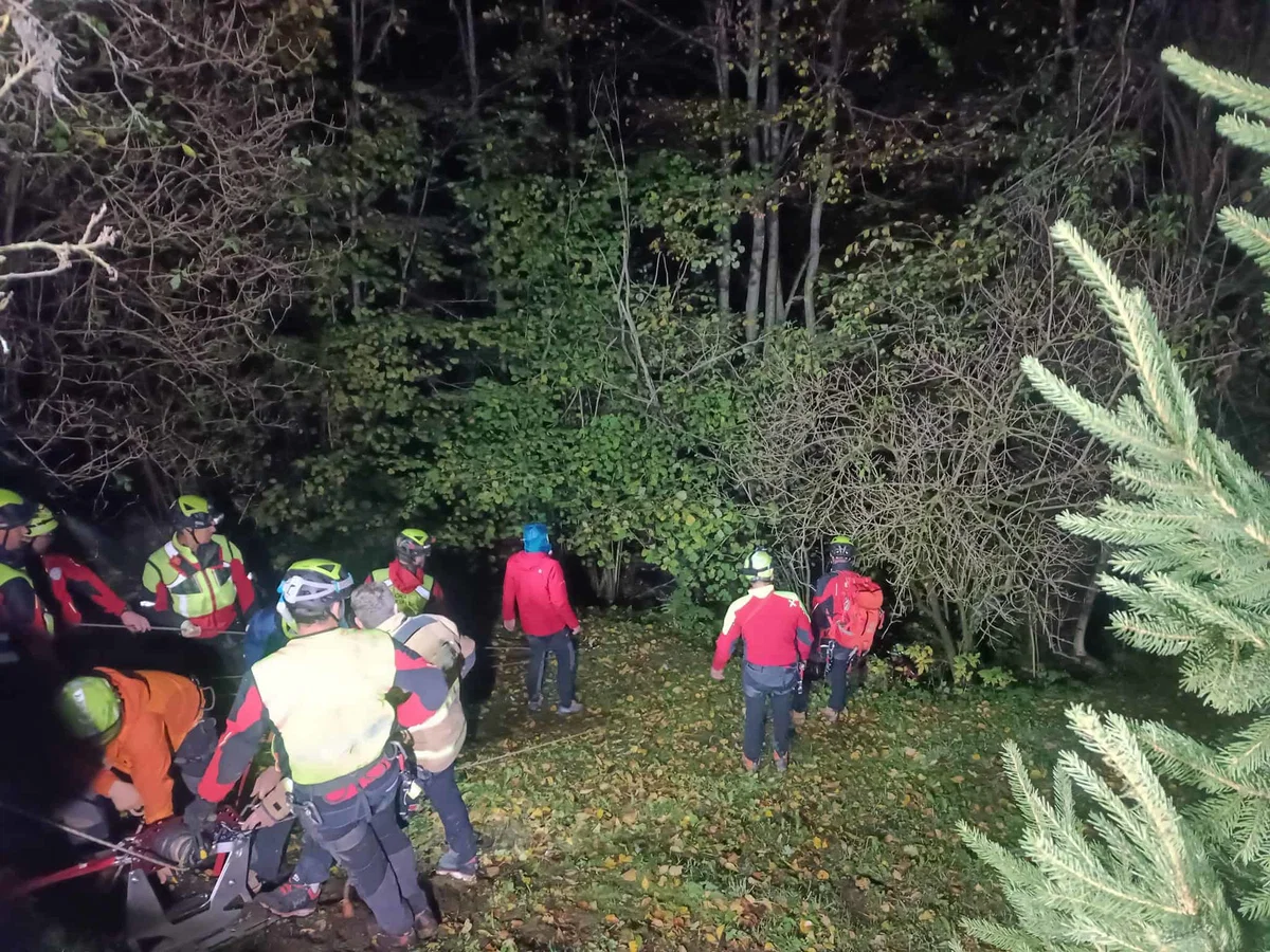 Zdrs po pobočju 300 metrov v globino na Goriškem vrhu se je žal tragično končal