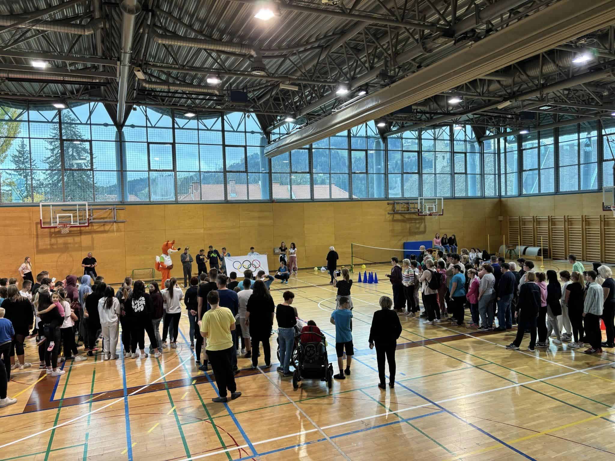 V Slovenj Gradcu uspešno izvedli Mini olimpijado za koroške otroke s posebnimi potrebami