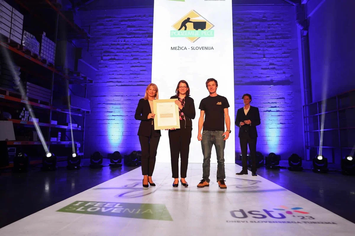 Med finalisti za najvišje priznanje v turizmu tudi za Adrenalinski gorsko-kolesarski spust Črna luknja, Podzemlje Peca