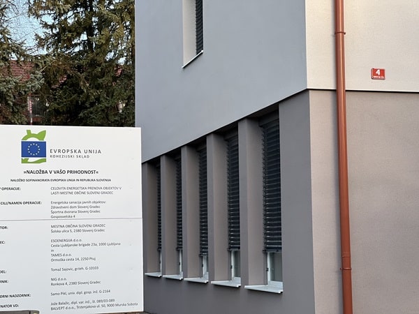 V Slovenj Gradcu poteka celovita energetska prenova treh objektov. Športna dvorana kmalu v novi podobi