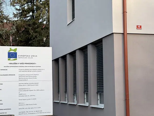 V Slovenj Gradcu poteka celovita energetska prenova treh objektov. Športna dvorana kmalu v novi podobi