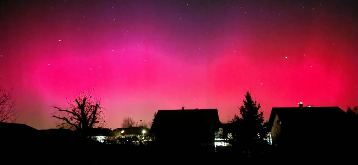 Severni sij bo še nekaj dni mogoče videti tudi v Sloveniji