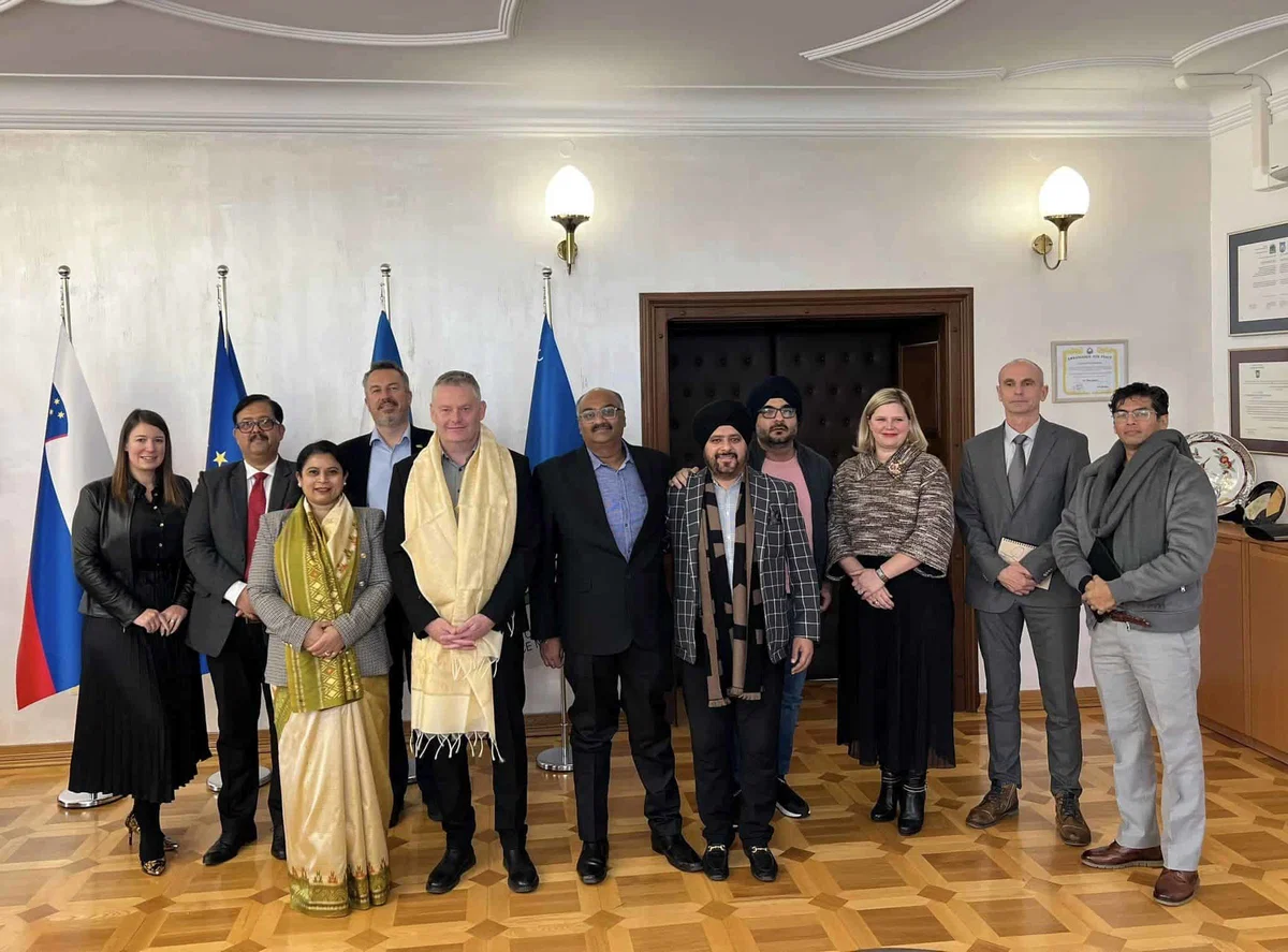 Slovenj Gradec obiskala gospodarska delegacija iz Indije