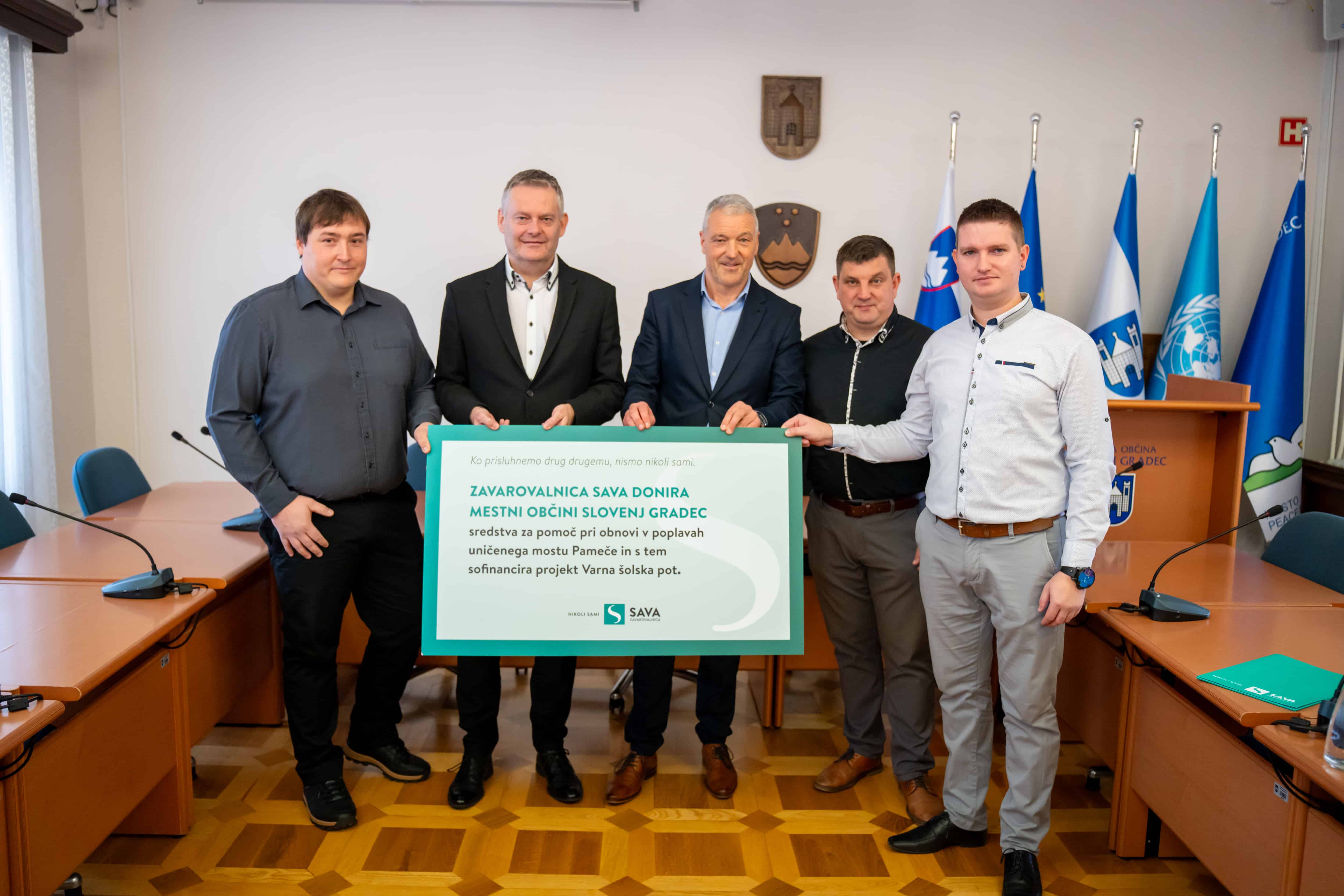 Župan Klugler o prejeti donaciji Zavarovalnice Sava (VIDEO)