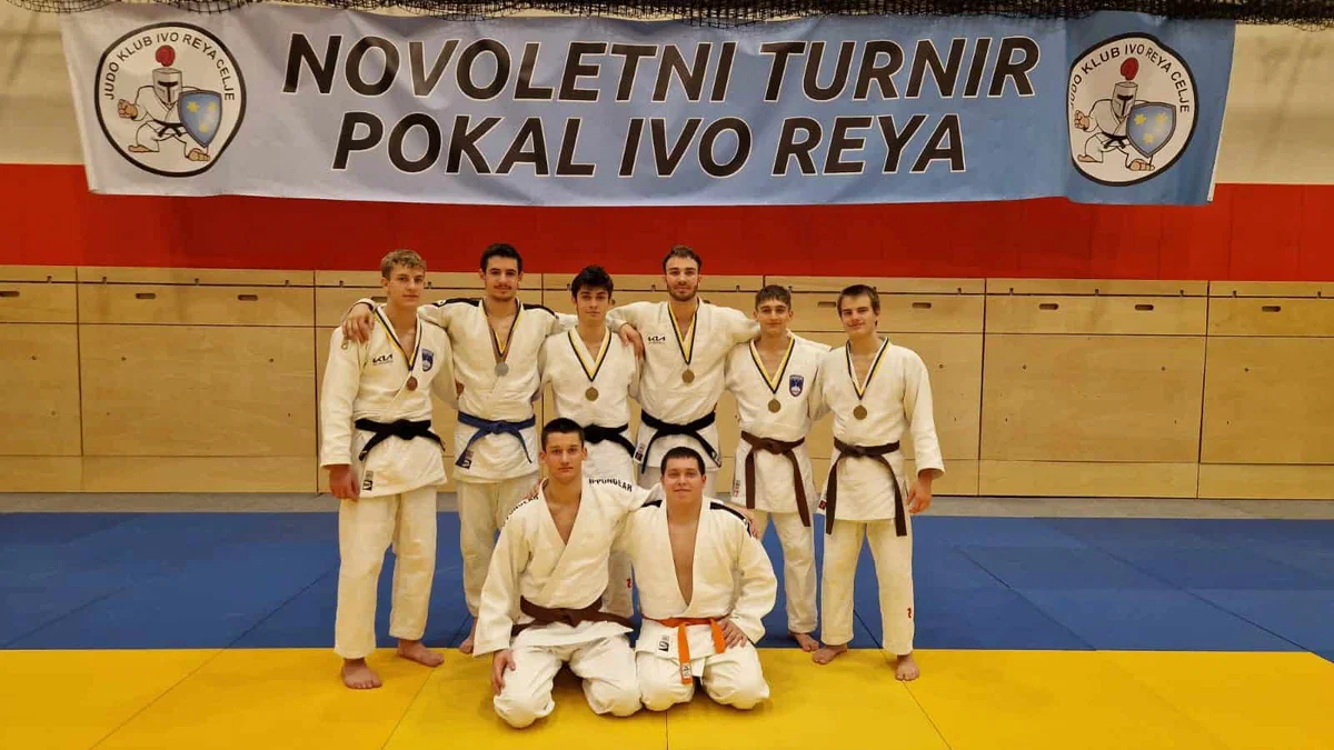 Pester vikend koroških judoistov: 13 odličij v Celju, Jevgenija druga v Hrvaški ženski ligi (FOTO)