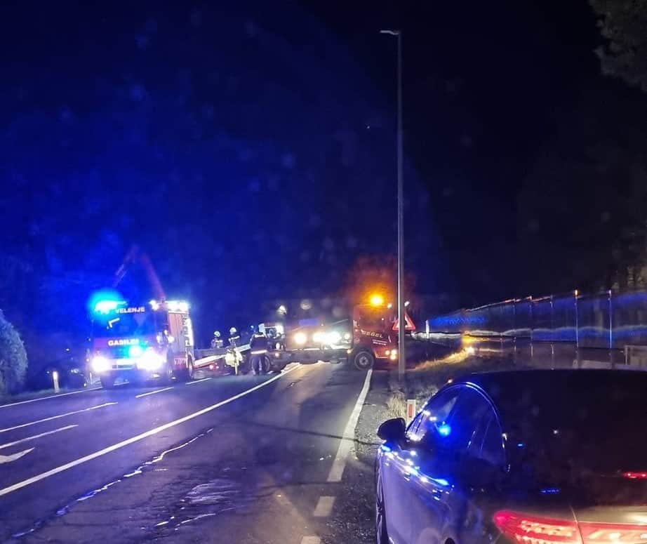 Na relaciji Mislinja - Velenje se je pripetila prometna nesreča