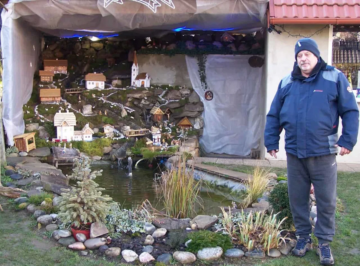 Davorin Legnar tudi letos pripravlja dobrodelne jaslice  