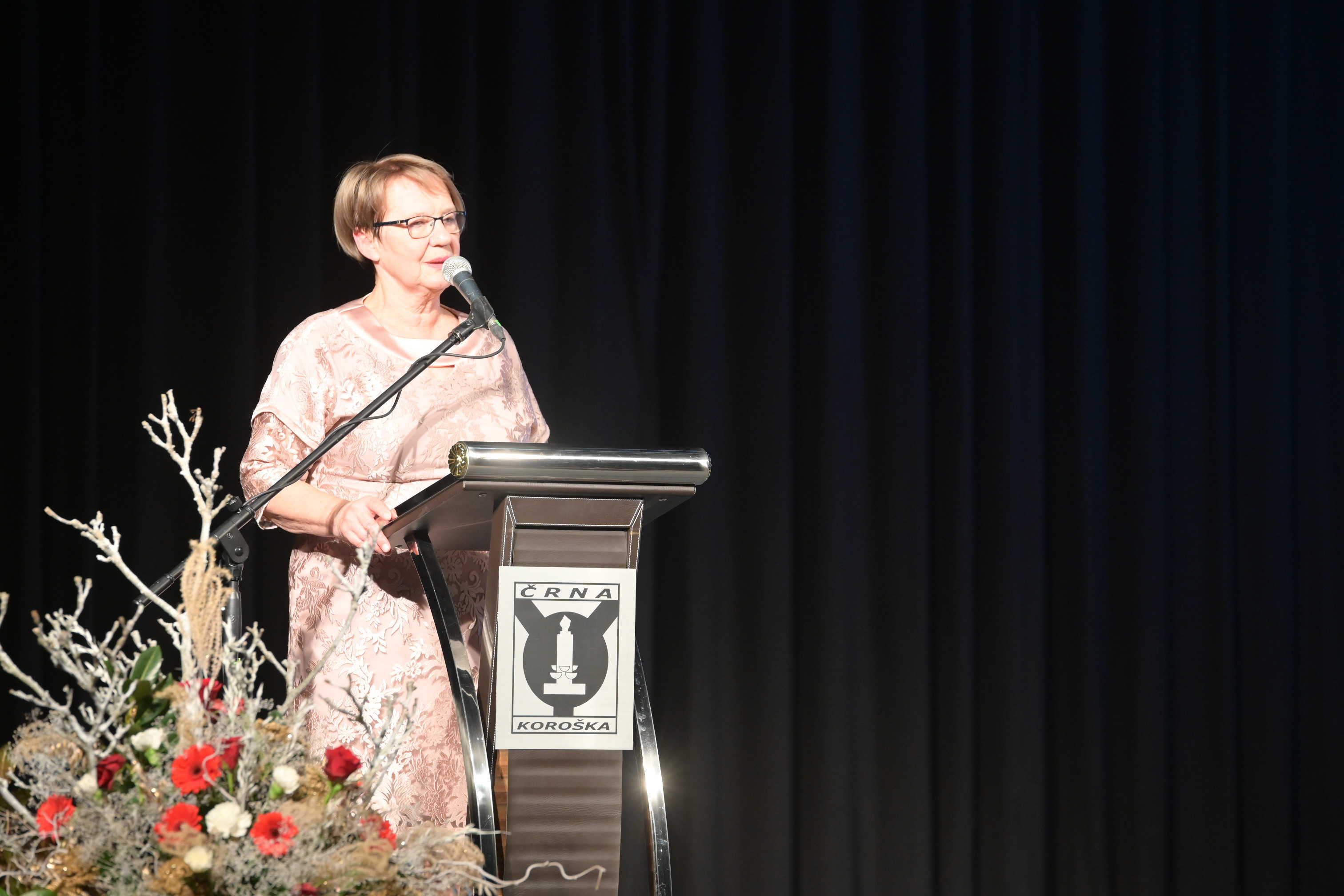 Potekal je ponovoletni sprejem županje Črne na Koroškem mag. Romane Lesjak