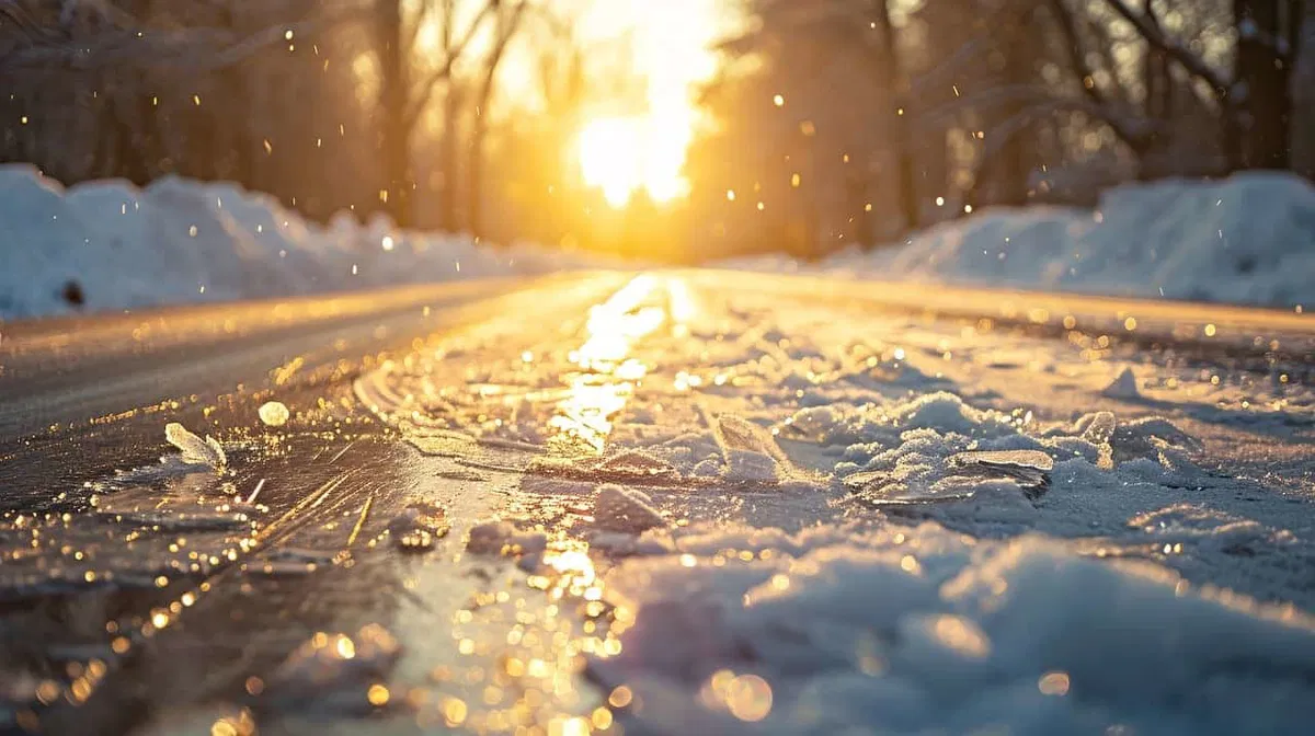 Poledenele ceste po Koroški: Dež in mraz povzročata nevšečnosti