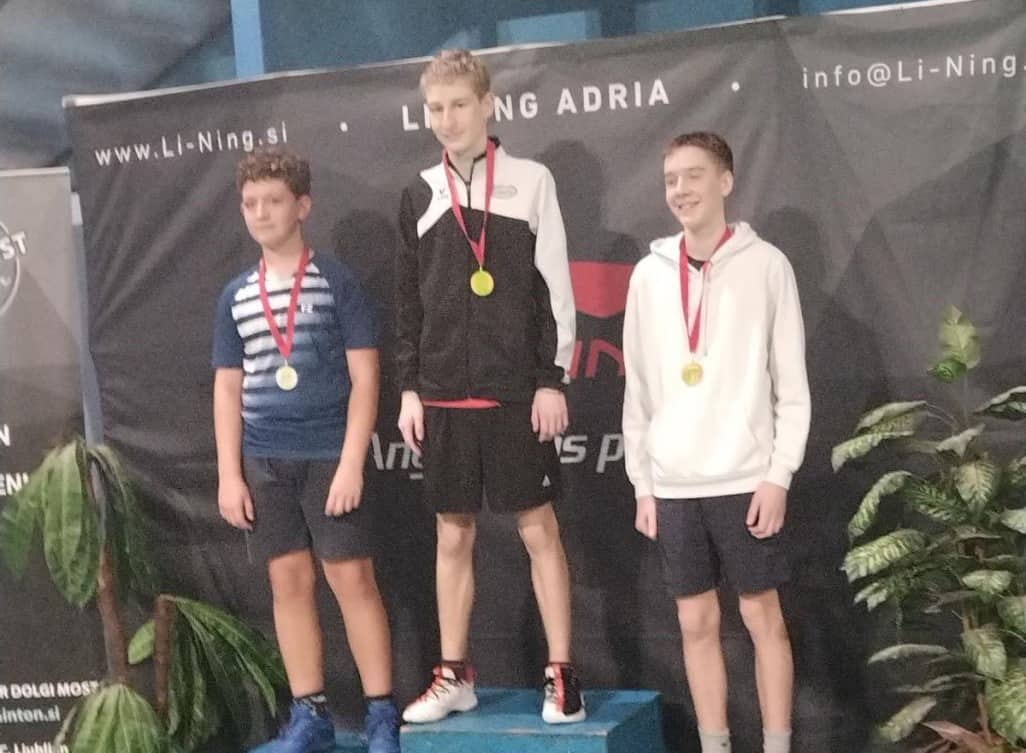 V Ljubljani je potekal 4. turnir mladinske Li-Ning lige: Boštjan v finalu boljši od Olenik-Ribiča