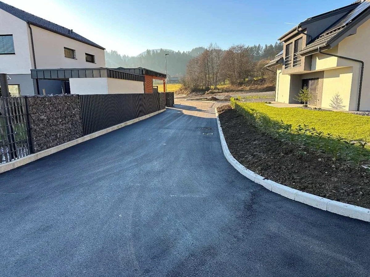 Uspešno zaključena komunalna ureditev ceste v Mestni občini Slovenj Gradec