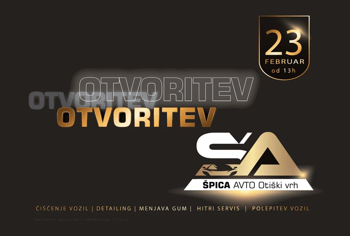Vabljeni na veliko otvoritev centra Špica Avto