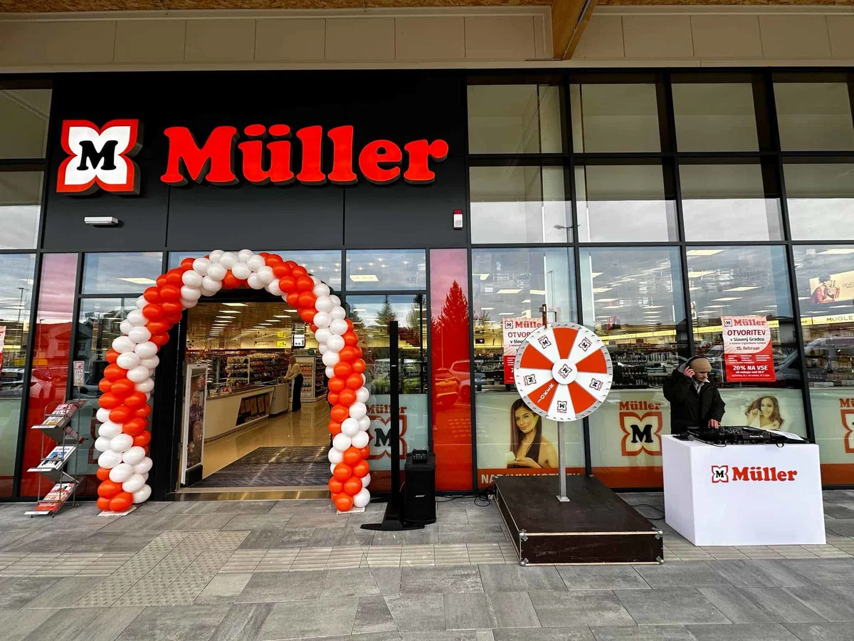 Müller je odprl poslovalnico v Slovenj Gradcu