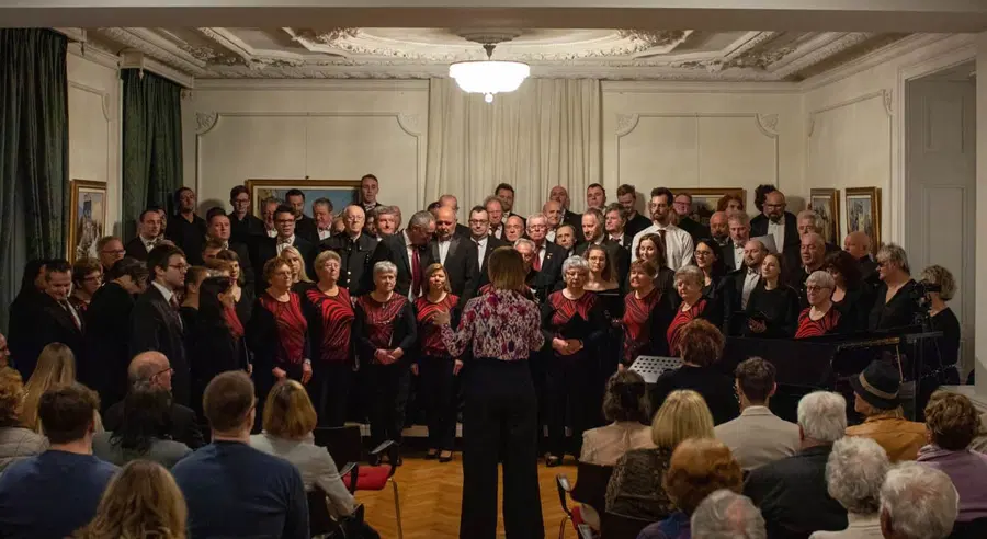 V Dravogradu so se predstavili pevski zbori v okviru revije Od Pliberka do Traberka