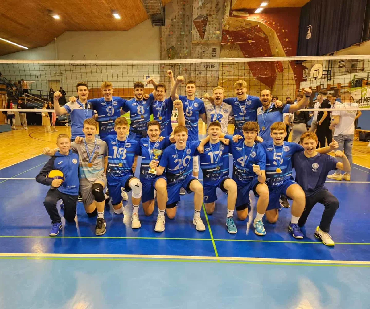 Mladinci Odbojkarskega kluba Fužinar državni prvaki