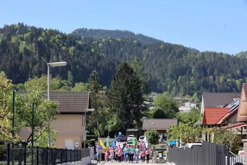 FOTO: Slovenska bakla potuje po Koroški