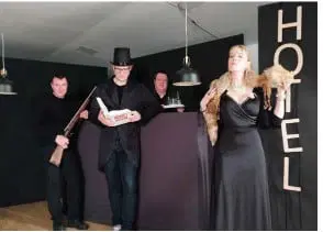 V sklopu Anderličevih gledaliških dnevov bo v Kulturnem domu predstava Hotel v izvedbi Dramske skupine Kulturnega društva Avgust Hribar Dolič