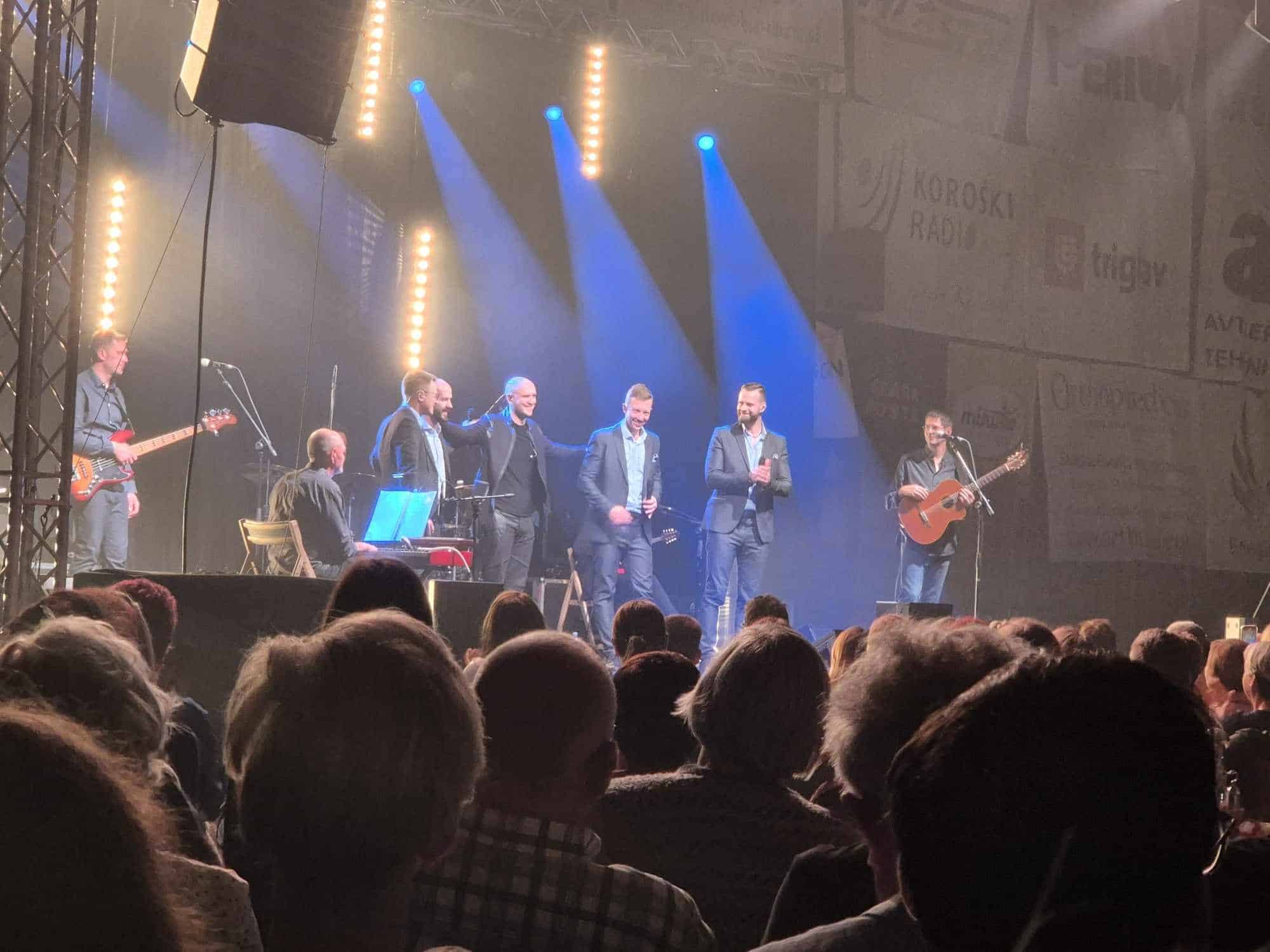 Marko Škugor s Kvatropirci navdušil občinstvo v Slovenj Gradcu