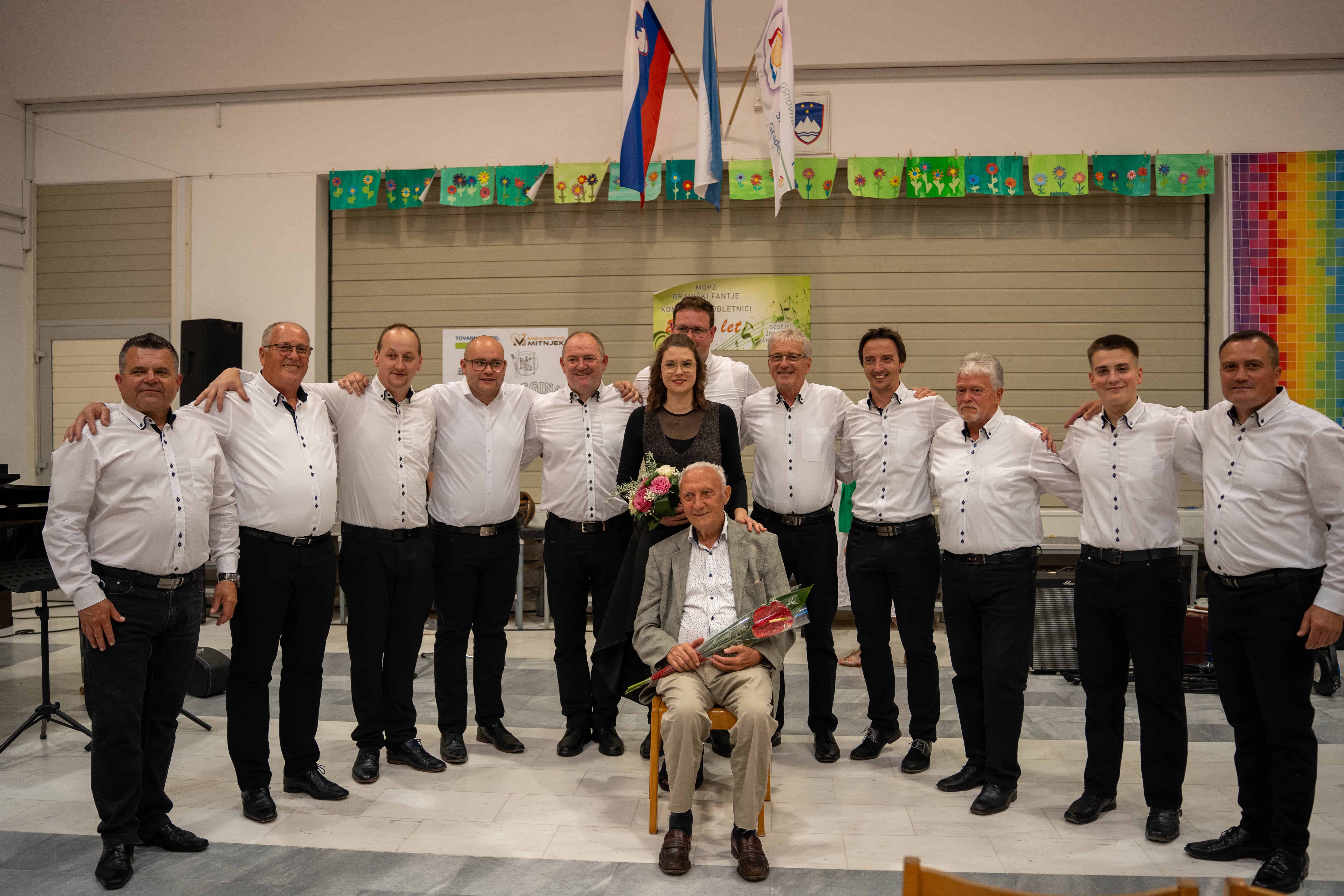 MoPZ Gradiški fantje s koncertom obeležili svoj jubilej