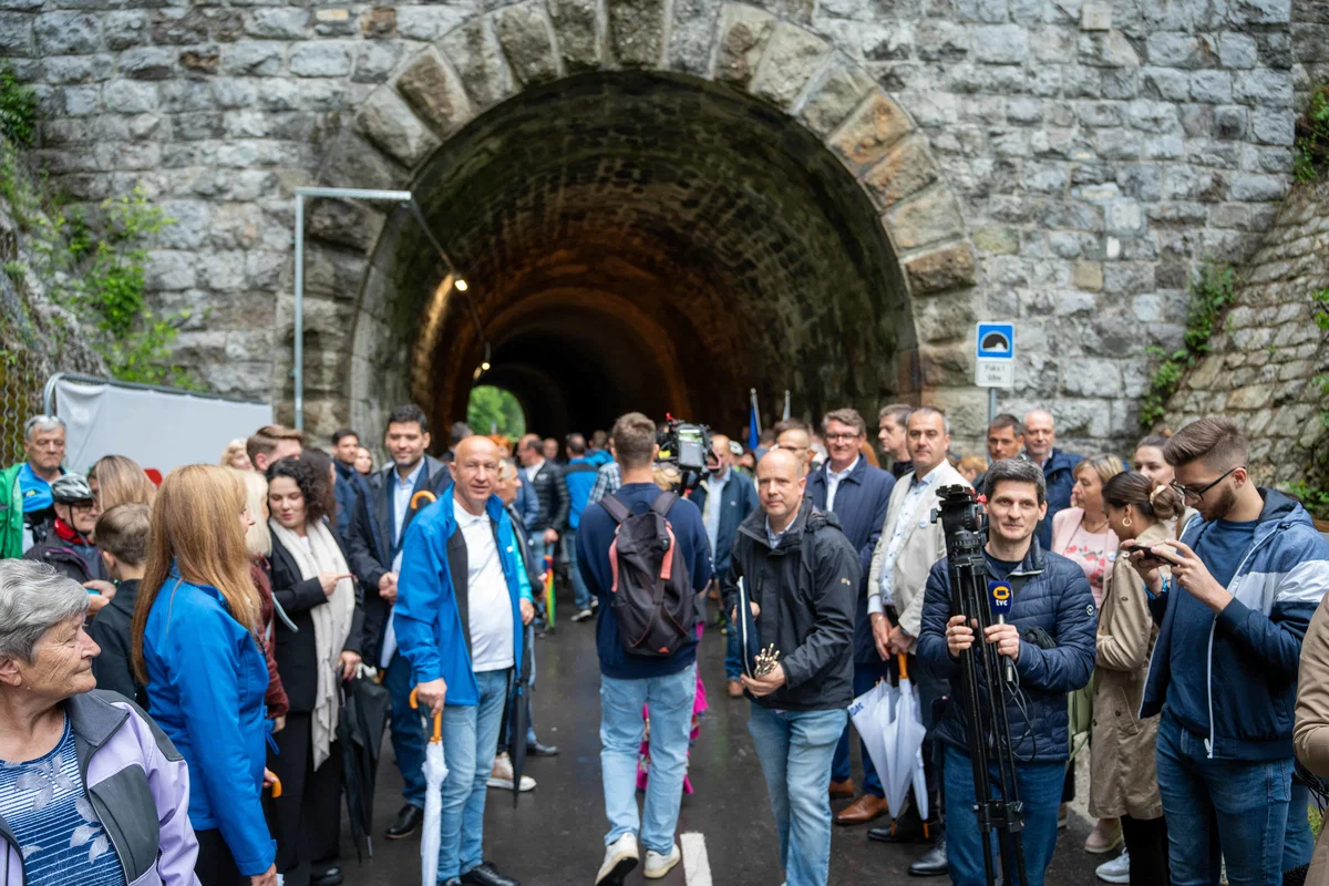 VIDEO in FOTO: Odprli kolesarsko povezavo Velenje - Mislinja
