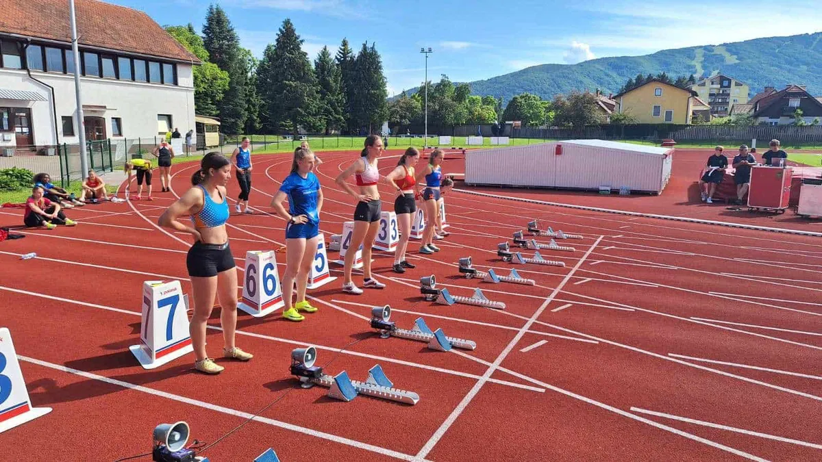 Številni osebni rekordi koroških atletov na mednarodnem mitingu v Mariboru. Izjemen dosežek Anžeta Verbovška
