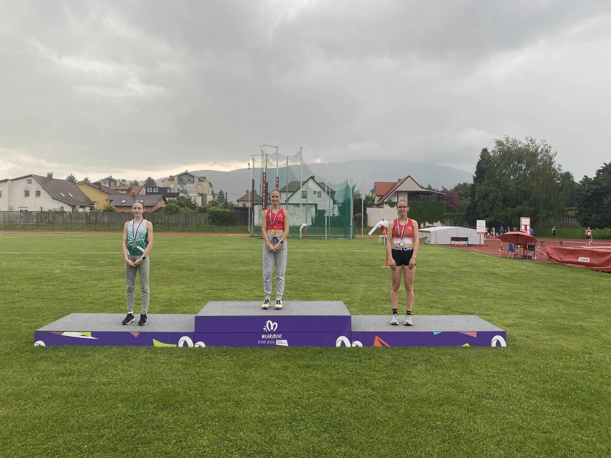 Ana Vita Verneker osvojila zlato na Atletskem pokalu Slovenije U17 v Mariboru