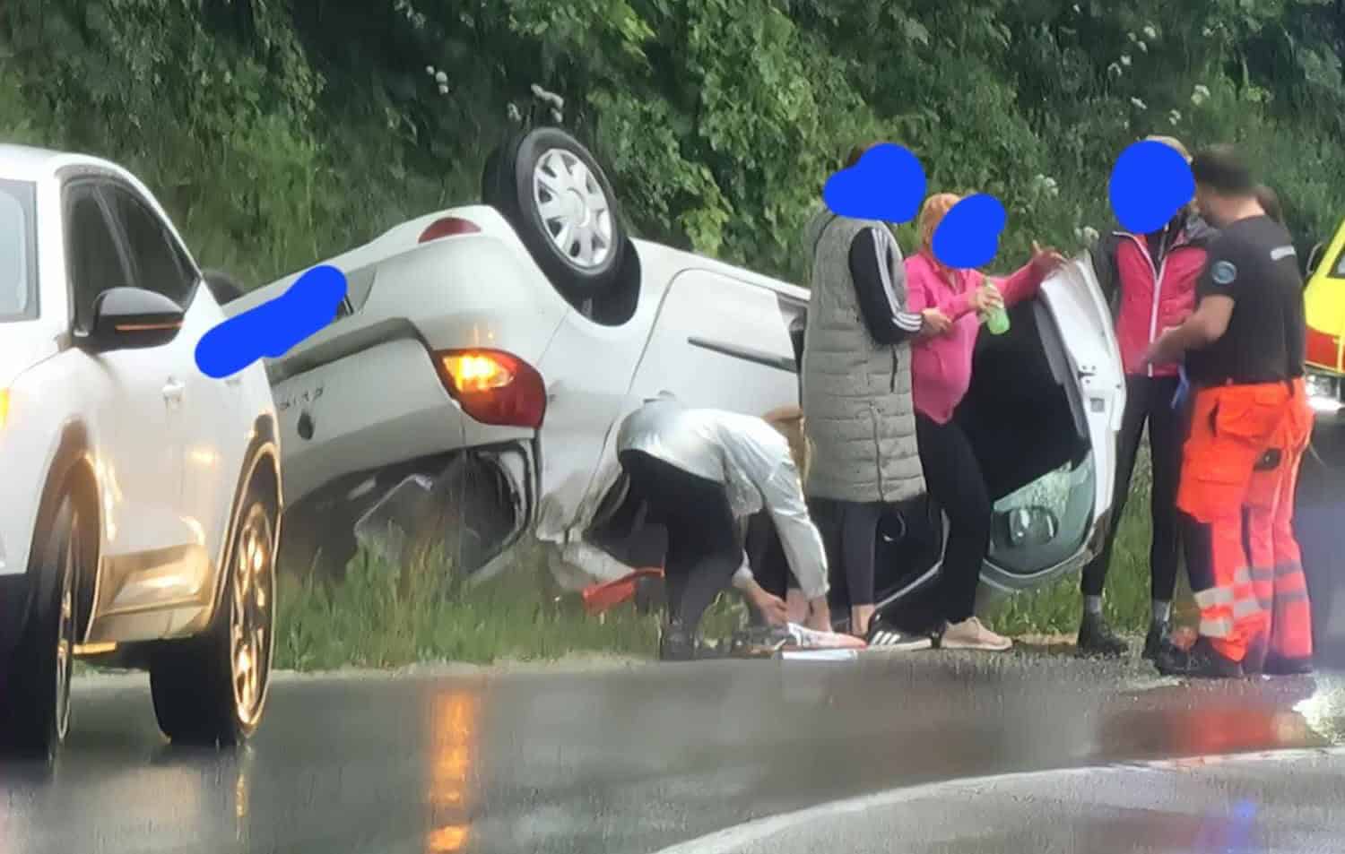 Obvestilo: Prišlo je do prometne nesreče na relaciji Mislinja - Velenje