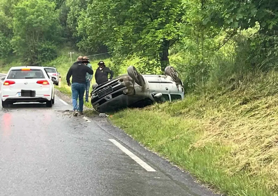 Obvestilo: Na relaciji Slovenj Gradec - Kotlje je prišlo do prometne nesreče