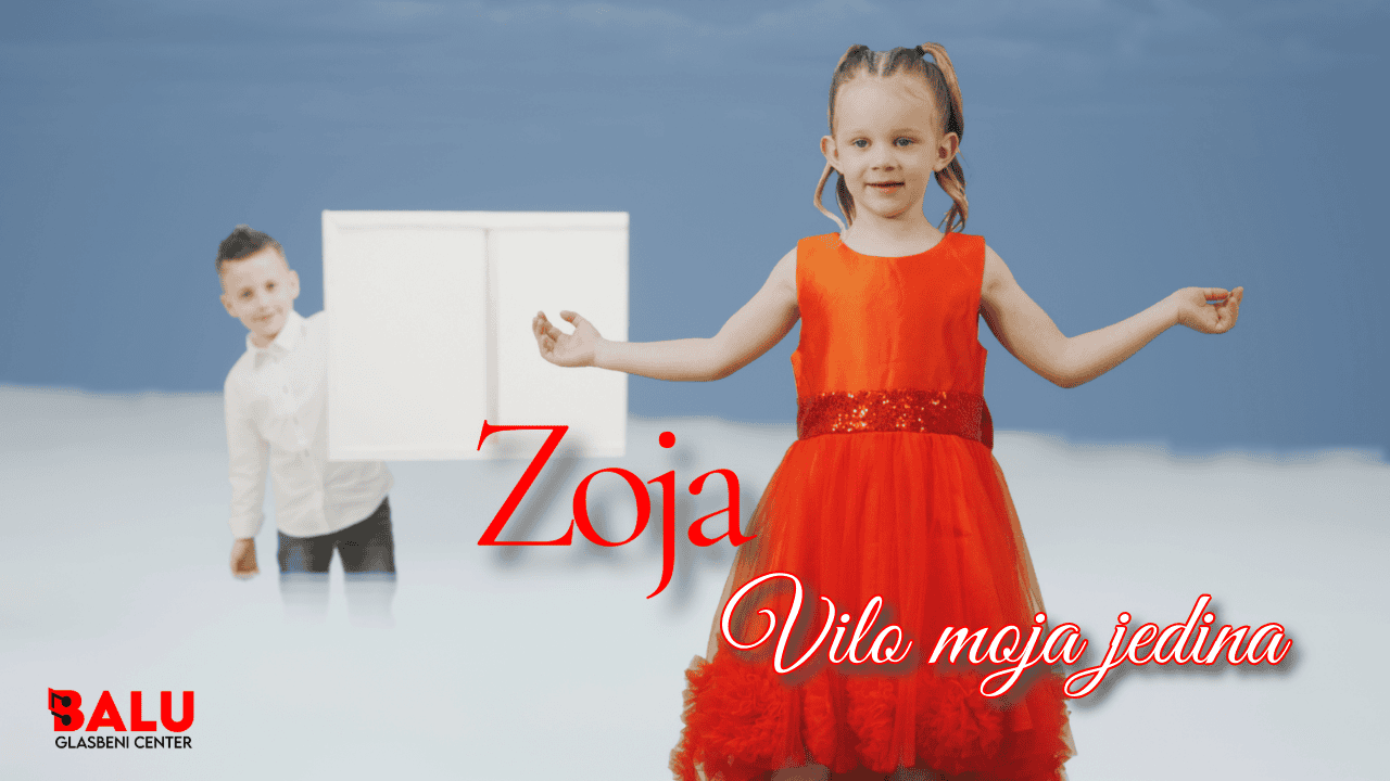 VIDEOSPOT: Zoja, najmlajša učenka glasbenega centra BALU, presenetila s pesmijo "Vilo moja jedina"