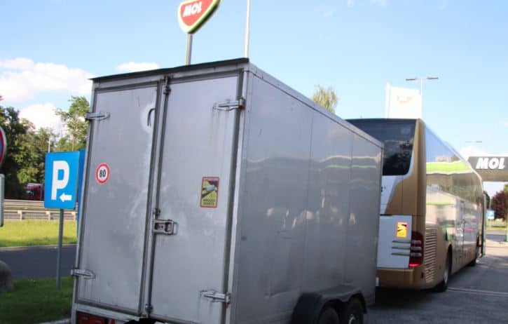 Romunski voznik avtobusa na avtocesti storil več prekrškov