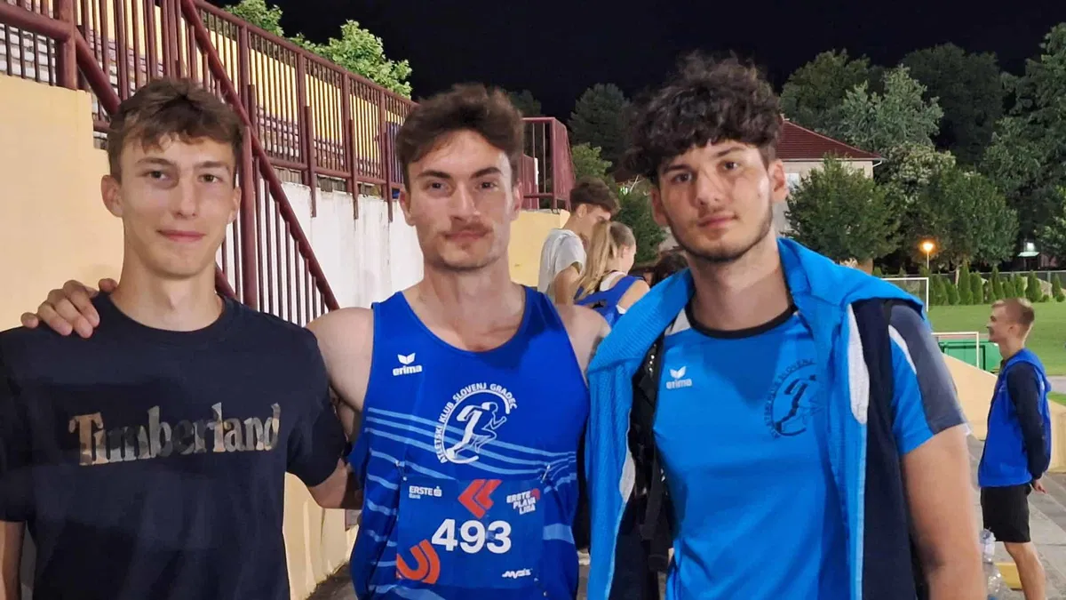 Uspešen nastop atletov na večernem atletskem mitingu v Varaždinu