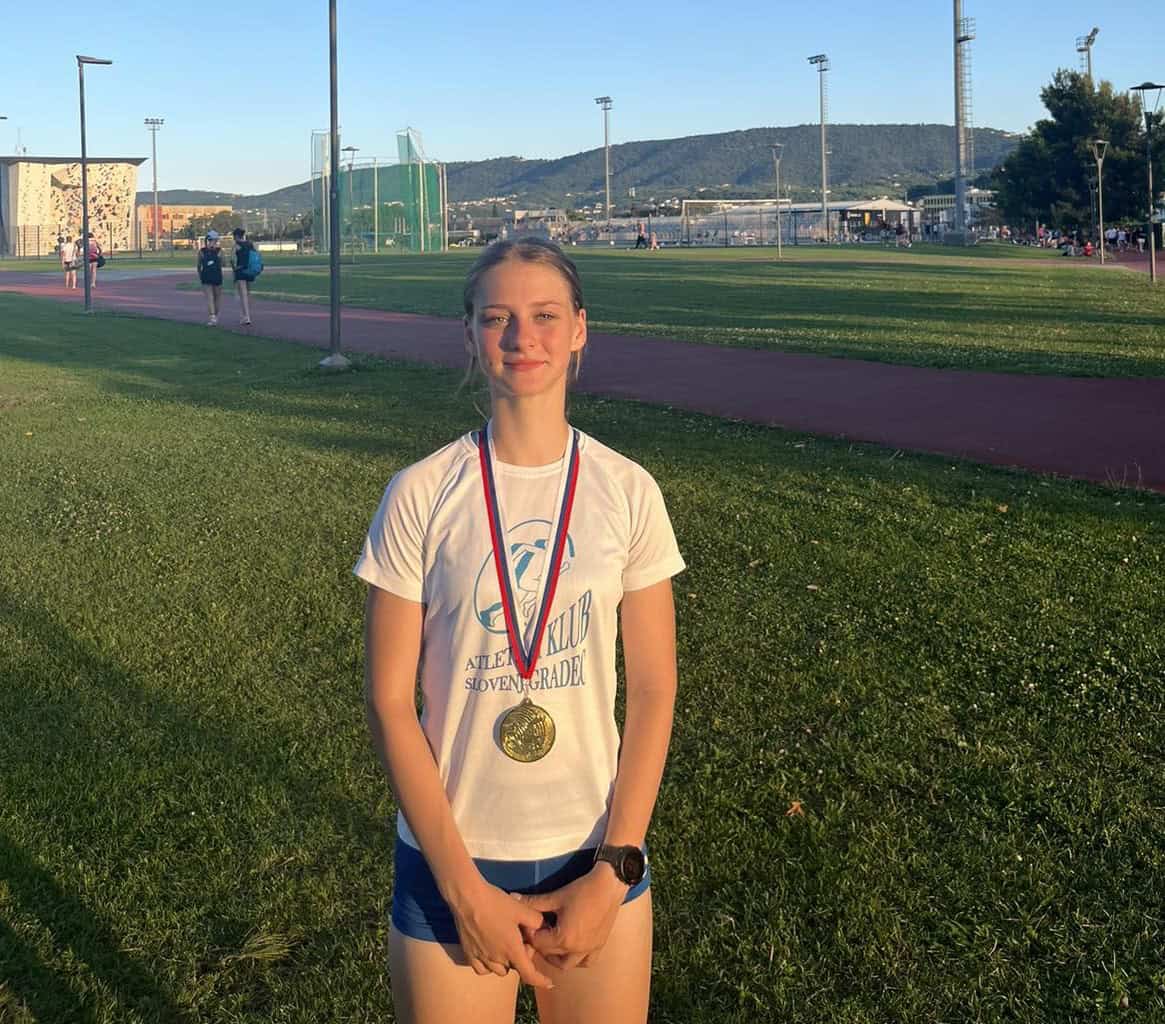 Zlata medalja za Umo Grešovnik na Atletskem pokalu Slovenije U16