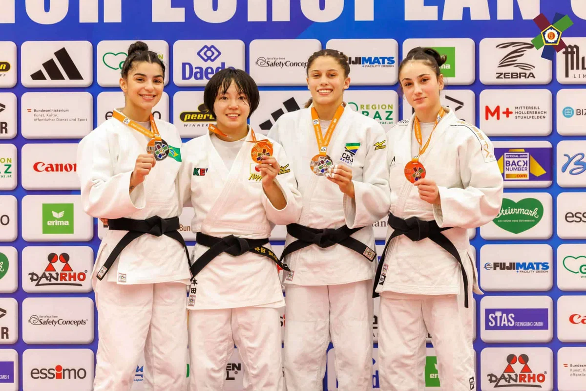 Koroški judoisti uspešni na evropskem prvenstvu v Avstriji. Jevgenija Gajić osvojila bron (FOTO)