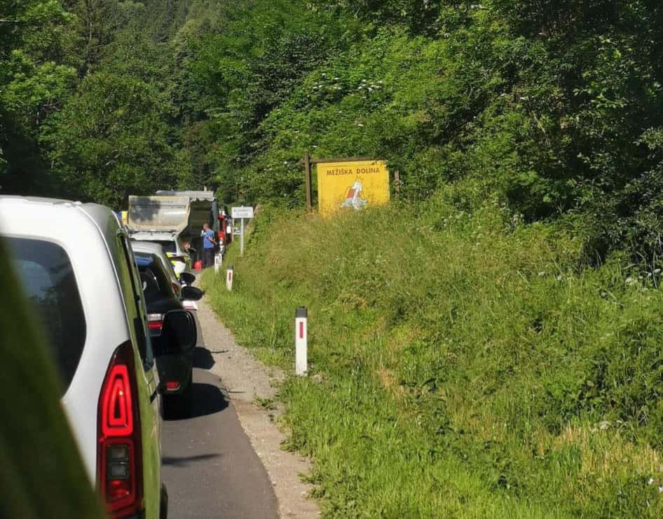 Obvestilo o prometni nesreči na relaciji Dravograd - Ravne na Koroškem