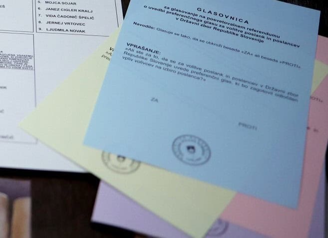 Volivci podprli vsa štiri referendumska vprašanja