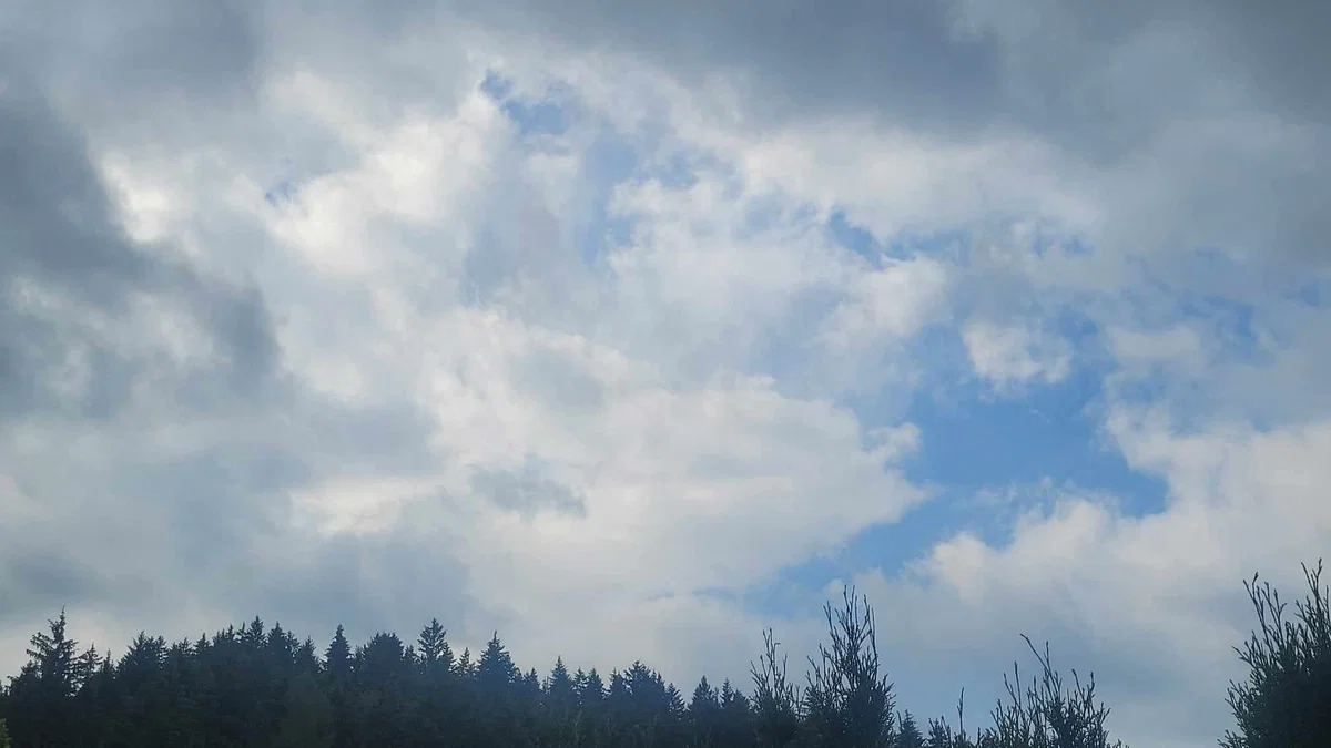 Vreme: Nastalo bo nekaj ploh in neviht